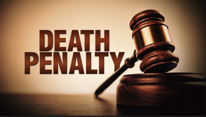 Gavel, image reads "Death Penalty"