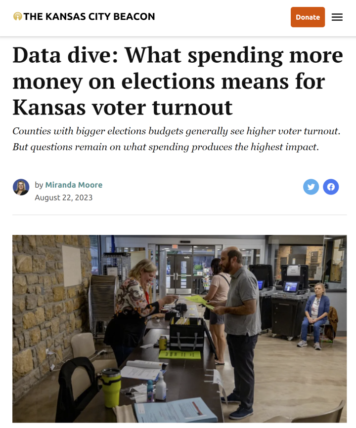 Kansas City Beacon: Elections