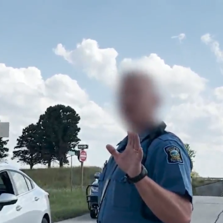 Screengrab from video for article: Kansas Highway Patrol detained drivers illegally, ACLU lawsuit alleges