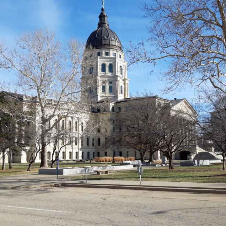  In November, five of Kansas’ six Supreme Court judges are up for retention votes, and two constitutional amendments will be decided. (Tim Carpenter/Kansas Reflector)